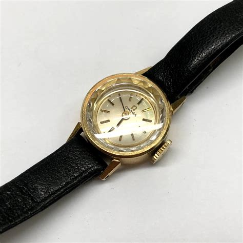 omega watches 14k gold|omega 14k gold watch women's.